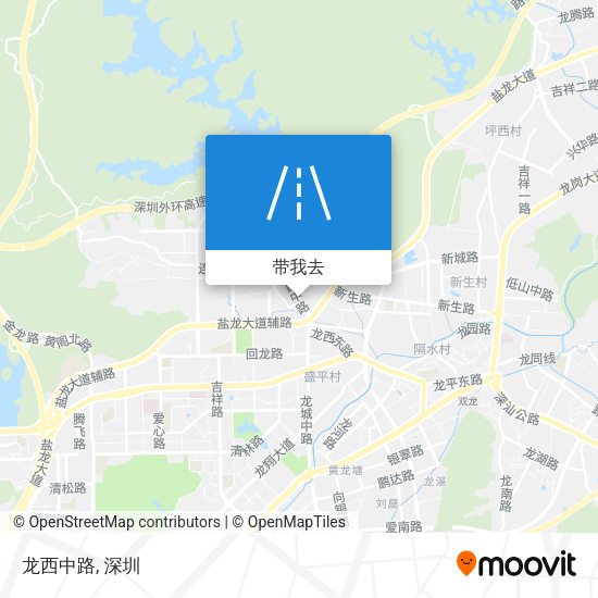 龙西中路地图