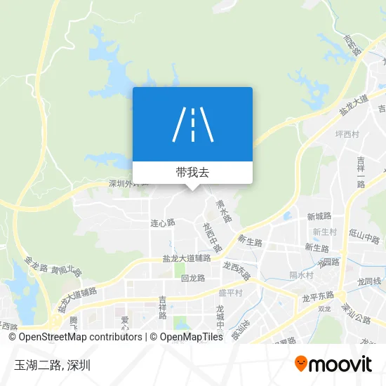 玉湖二路地图