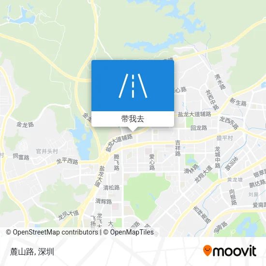 麓山路地图