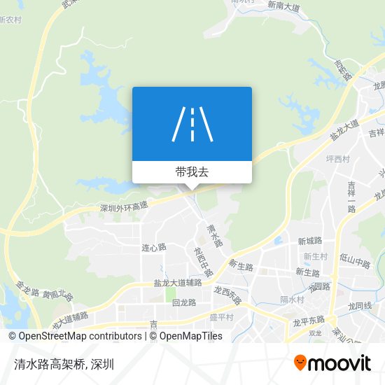 清水路高架桥地图