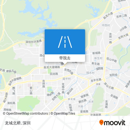 龙城北桥地图