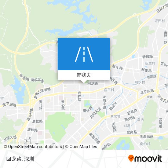 回龙路地图