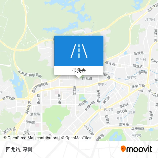 回龙路地图