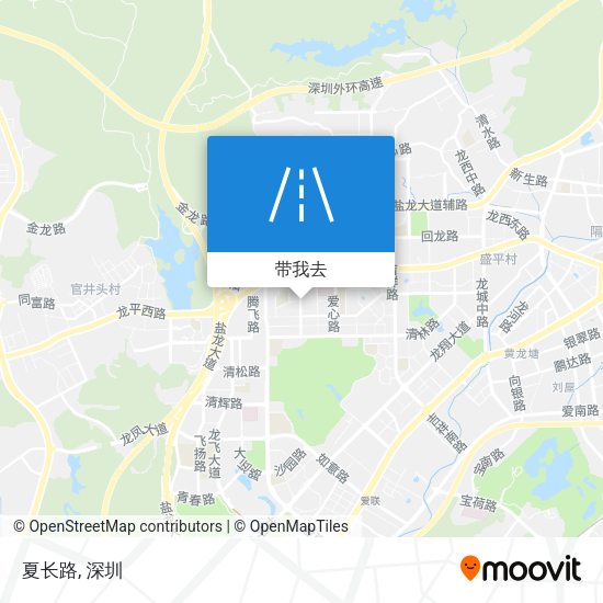夏长路地图