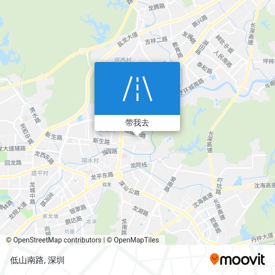 低山南路地图