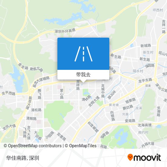 华佳南路地图