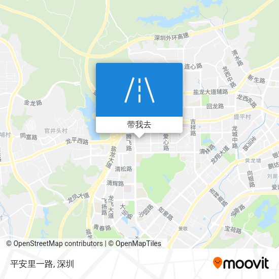 平安里一路地图