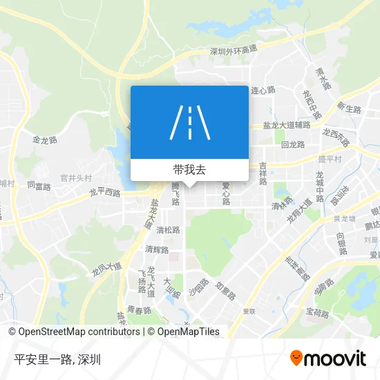 平安里一路地图