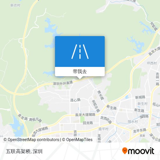 五联高架桥地图