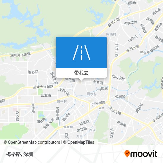 梅格路地图