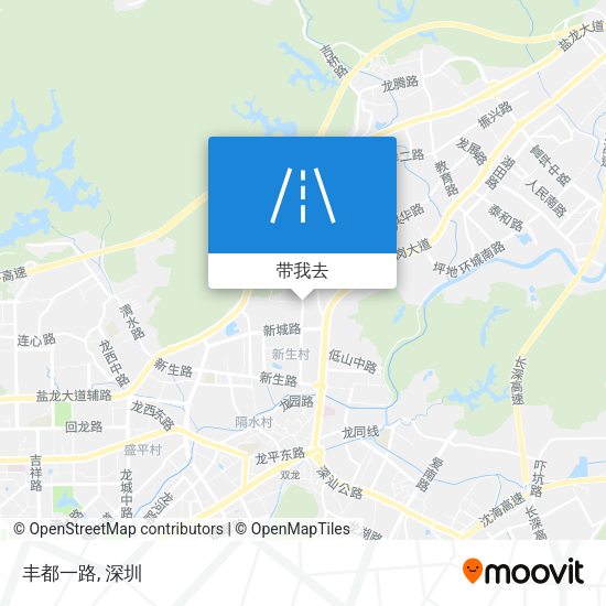 丰都一路地图
