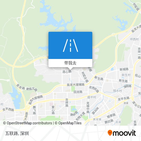 五联路地图