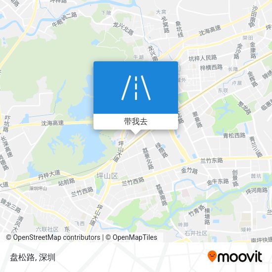 盘松路地图