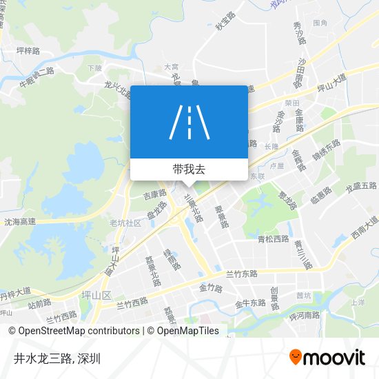 井水龙三路地图