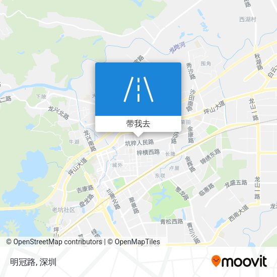 明冠路地图