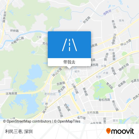 利民三巷地图