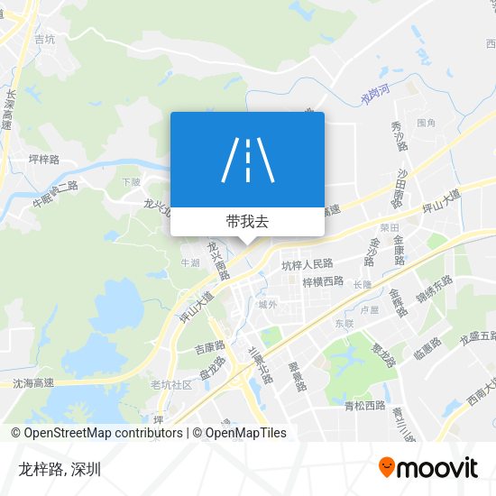 龙梓路地图