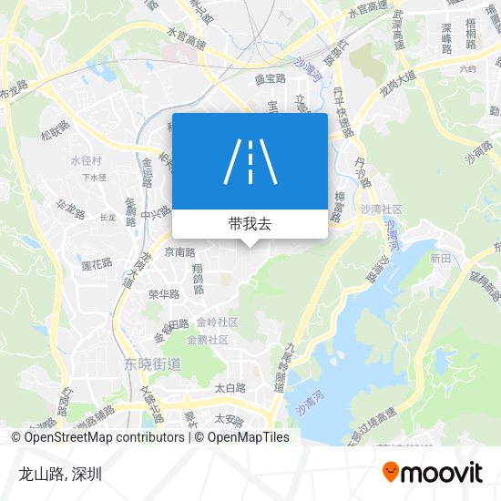 龙山路地图