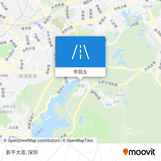 新平大道地图