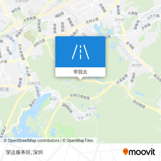 荣达服务区地图