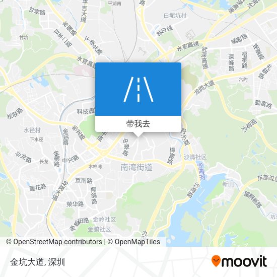 金坑大道地图