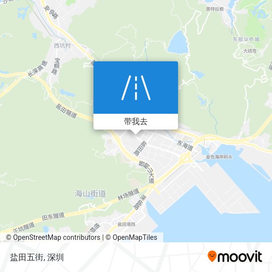 盐田五街地图
