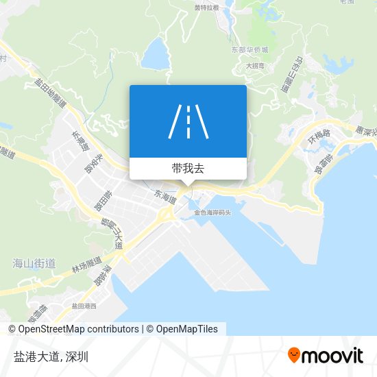 盐港大道地图