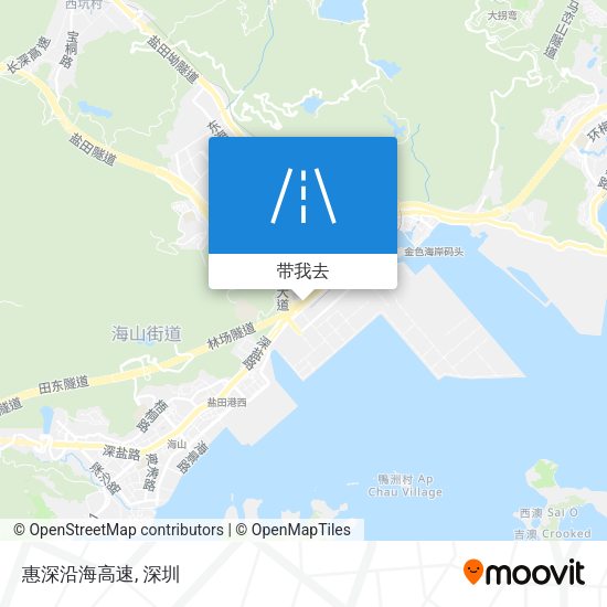 惠深沿海高速地图