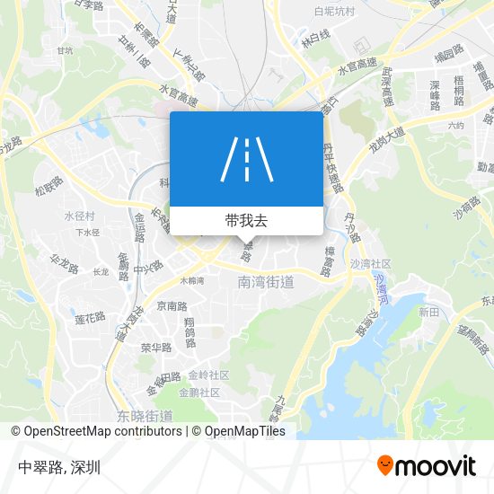 中翠路地图