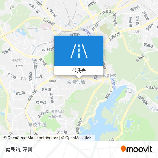 健民路地图