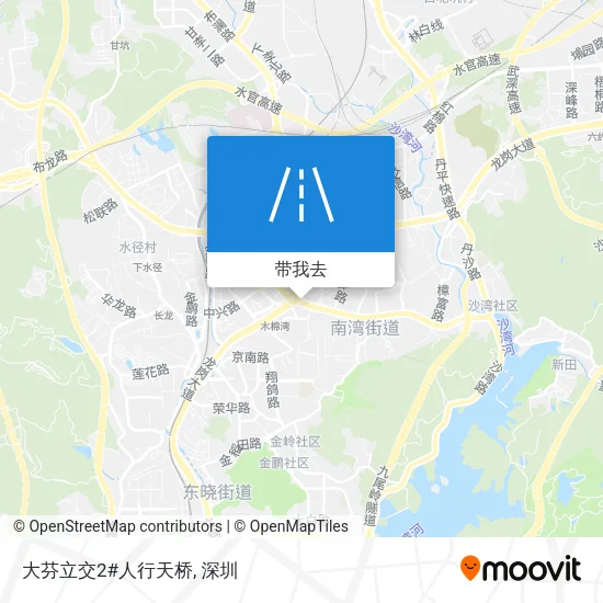 大芬立交2#人行天桥地图