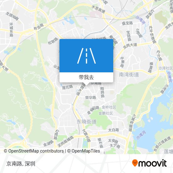 京南路地图
