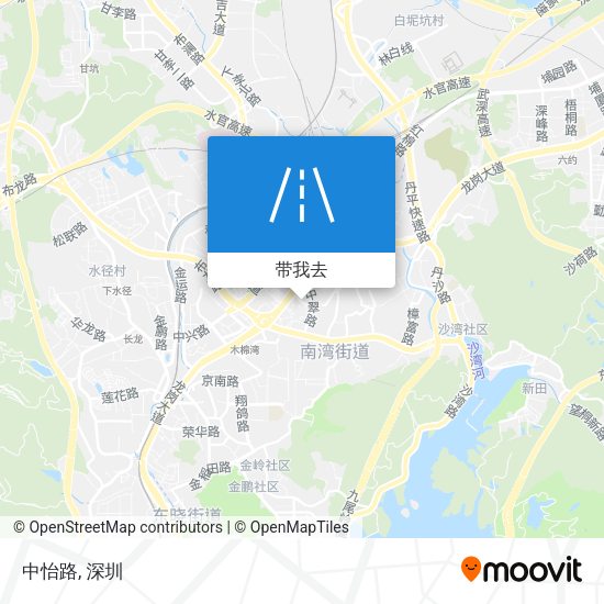 中怡路地图