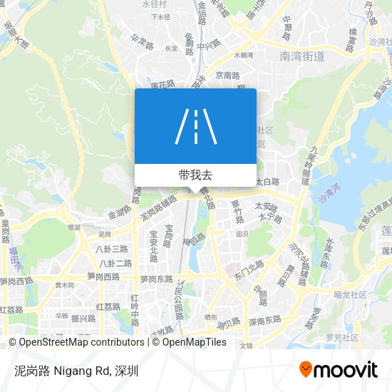 泥岗路 Nigang Rd地图