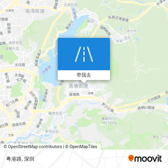 粤港路地图