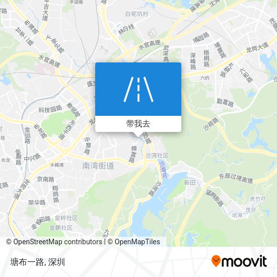 塘布一路地图