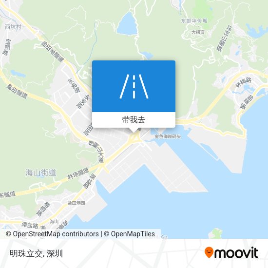 明珠立交地图