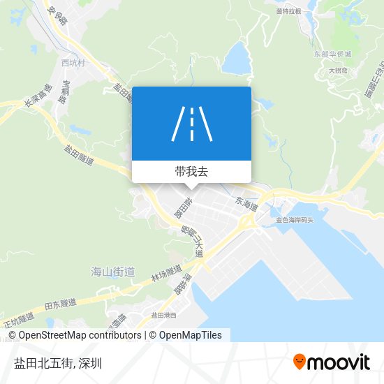 盐田北五街地图