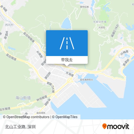 北山工业路地图