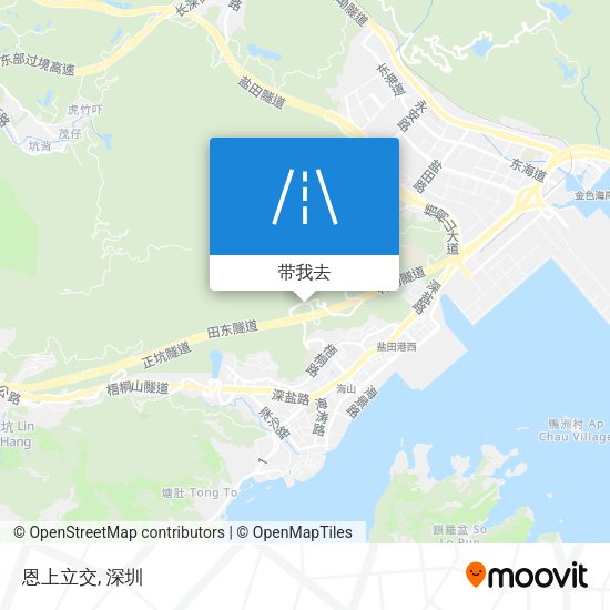 恩上立交地图