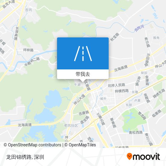 龙田锦绣路地图