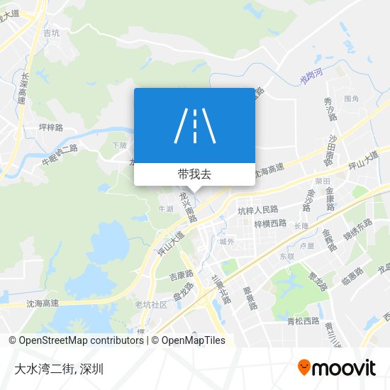 大水湾二街地图