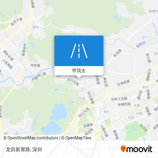 龙田新屋路地图