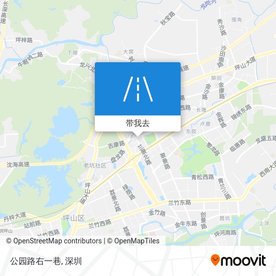 公园路右一巷地图