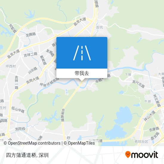 四方蒲通道桥地图