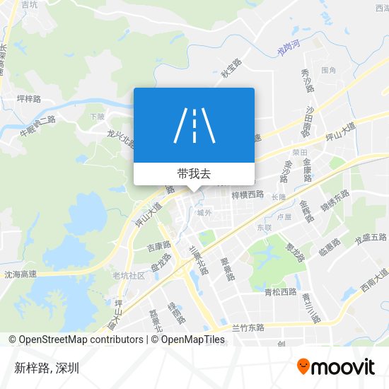 新梓路地图