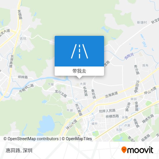 惠田路地图