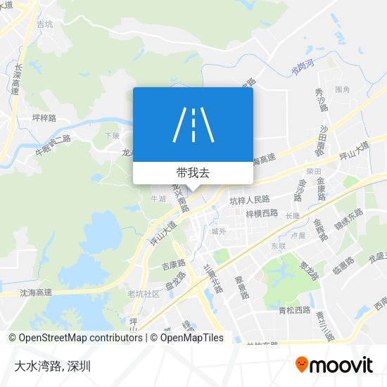 大水湾路地图