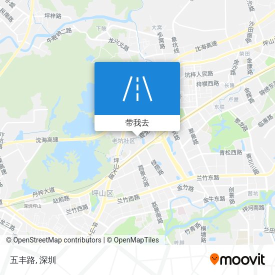 五丰路地图