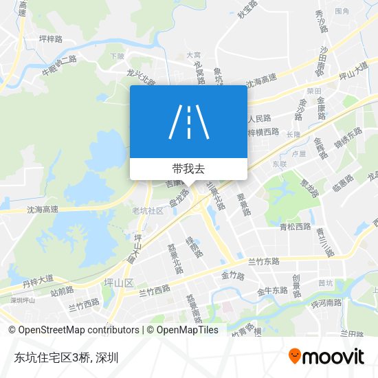 东坑住宅区3桥地图